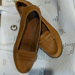 G.H. Bass, not for fishing, oiled leather shoes.